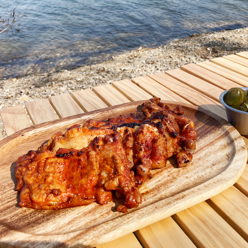 치킨쿡 춘천식 숯불 구이 닭갈비 고추장 맛(610g) 캠핑 간편 요리 메뉴 음식 그리들 : 치킨쿡