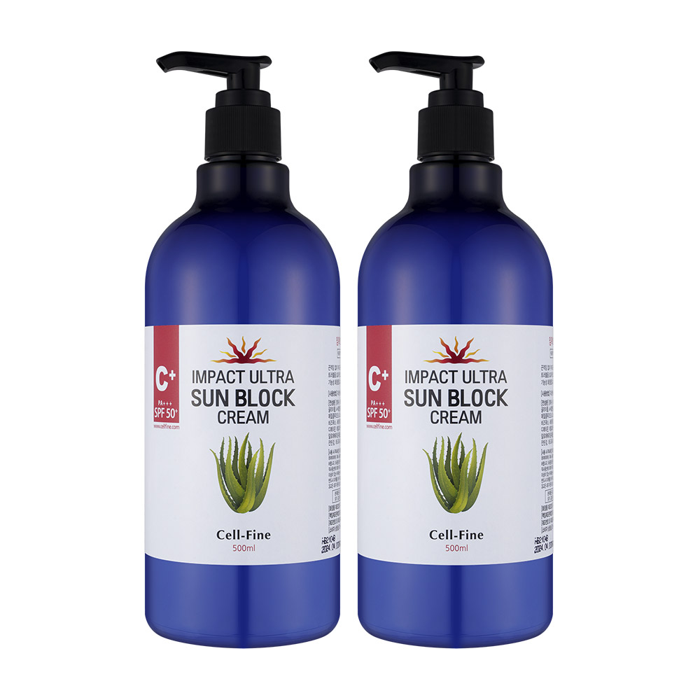 (셀파인화장품)셀파인울트라인팩트선크림500ml : 셀파인화장품