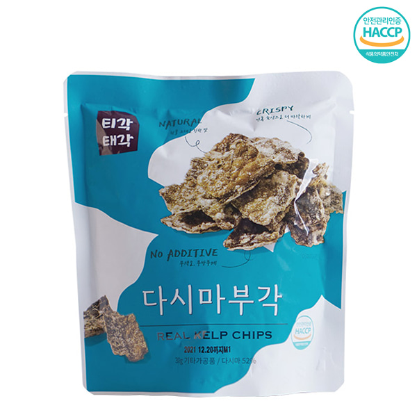 [속초명물] 바삭바삭 향긋한 다시마 부각 30gx10개 : 아이원세븐