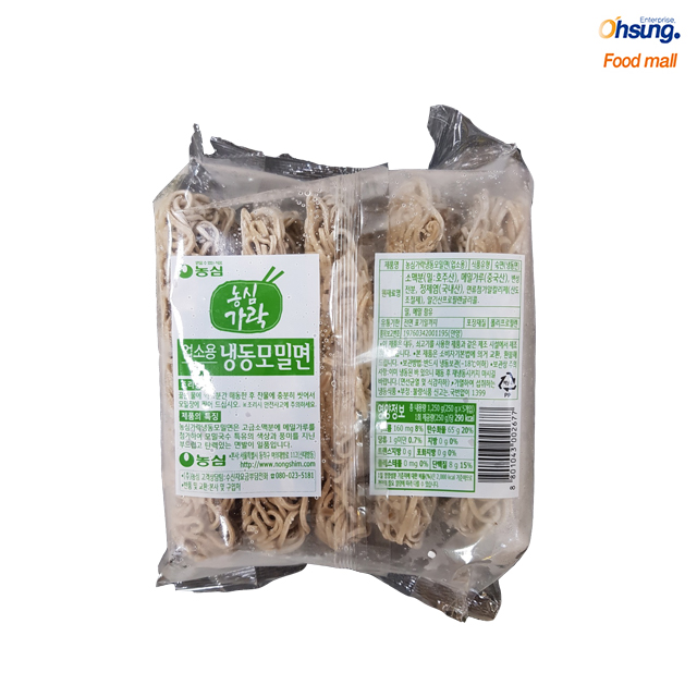 모밀국수(농심)1.25kg / 메밀면 모밀면 냉동메밀면 냉동모밀면 제일 : 주식회사오성식품