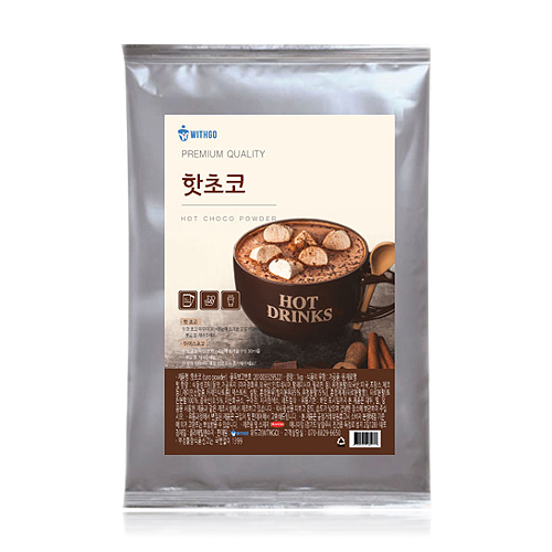 위드고 핫초코 파우더 900g 900g : 커피일번지