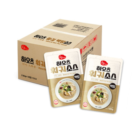 하오츠 훠궈소스 180g 박스 20개 훠거탕 마라탕 백탕 양념 : 고기와함께