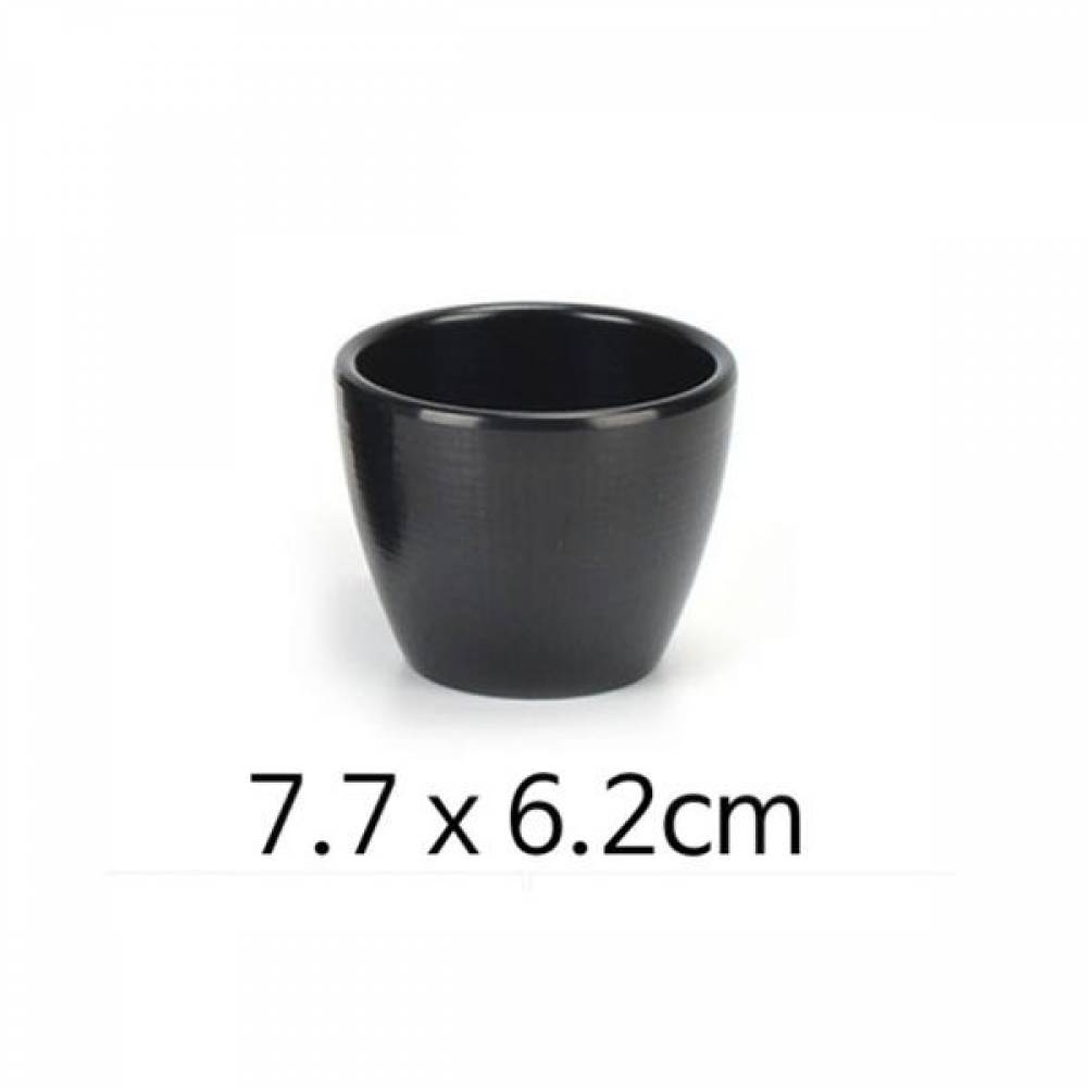 PB 블랙 고급 멜라민 컵 7.7x6.2cm 1p : 아쿵 -akung