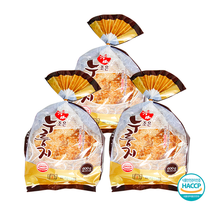 효자식품 참조은 누룽지 600g x3개 1.8kg (식사대용) : 티타임고려