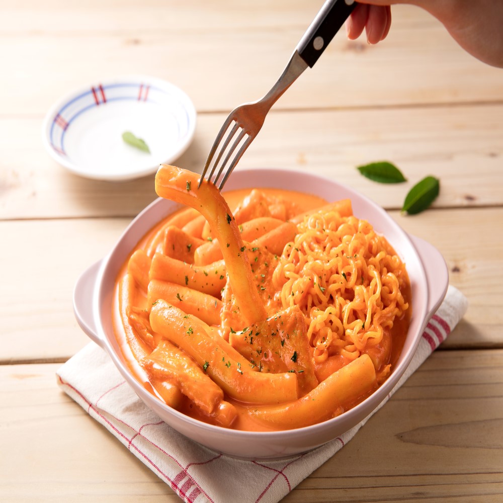 [[차차국물떡볶이 본점]] 간편조리 빨강국물떡볶이 (610g),로제떡볶이(540g) 밀키트,혜자용량,2키트당 사리면 1증정 : 차차국물떡볶이