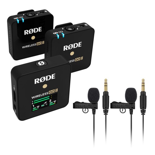 로데 Wireless Go II 마이크 + LavalierGo 검정 2EA : 미디어퍼스트