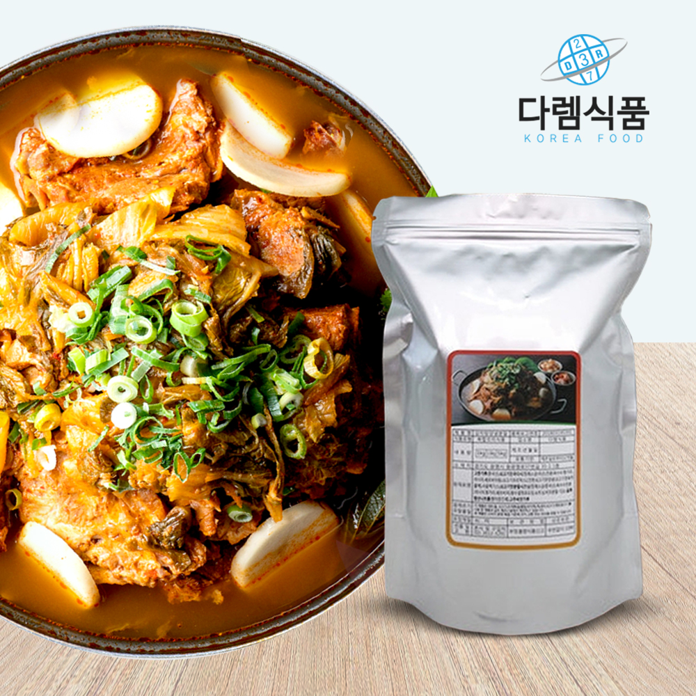 다렘감자탕양념분말소스1kg 팩 : 다렘식품