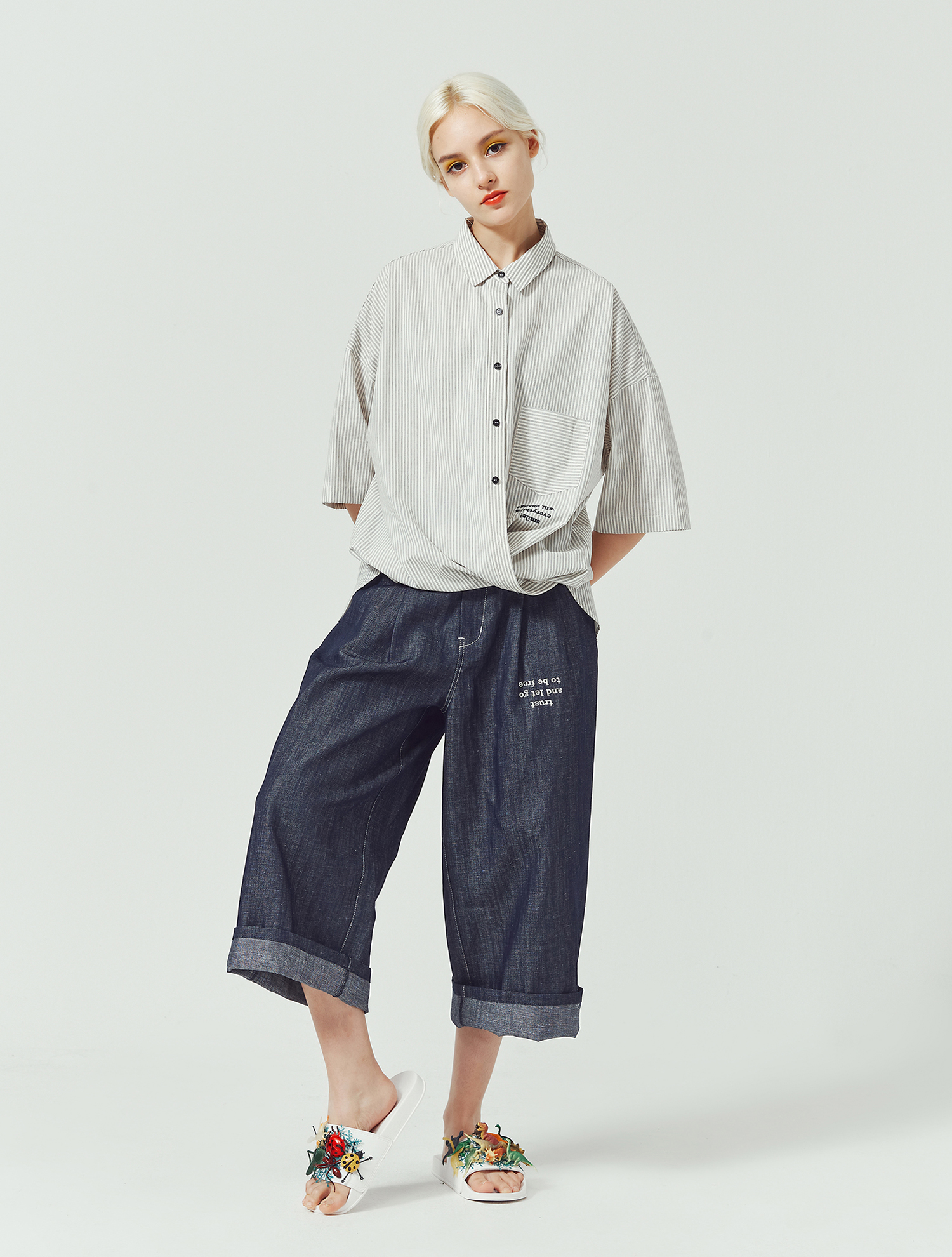 [코이노니아] cotton stripe shirt : COINONIA