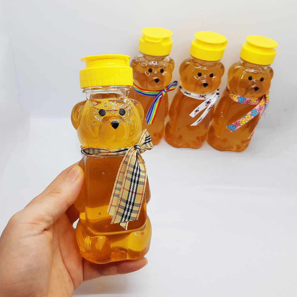 곰튜브꿀 330g 천연 숙성 자연산 100% 벌꿀 아카시아 밤꿀 약꿀 생꿀 무설탕 무농축 : 화실옆벌꿀농장