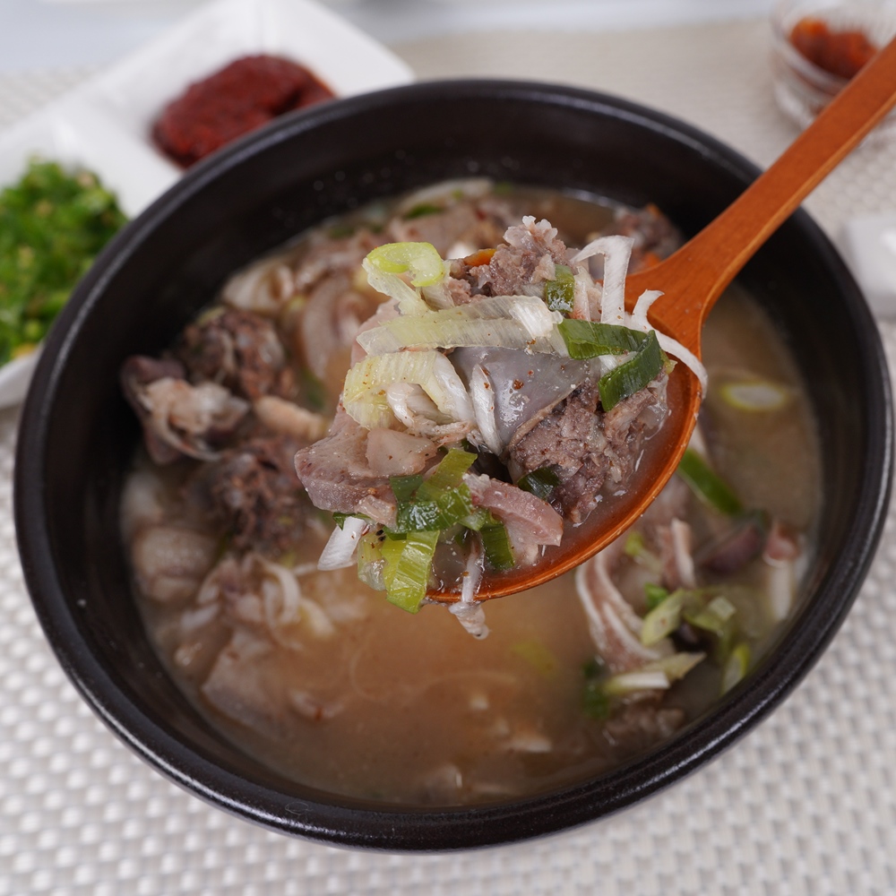 백암왕순대 토종 전통 순대국 순대 국밥 5팩 간단한 국 밀키트 옛날 순댓국 : 백암왕순대