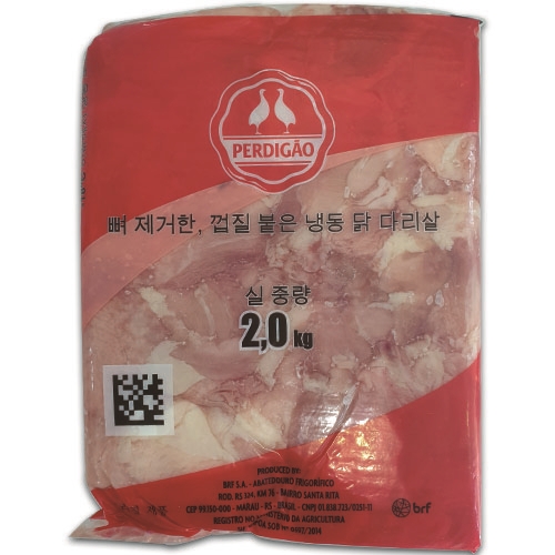 페르디가오 뼈없는 닭다리살 순살치킨(냉동) 2kg : 케이푸드마켓
