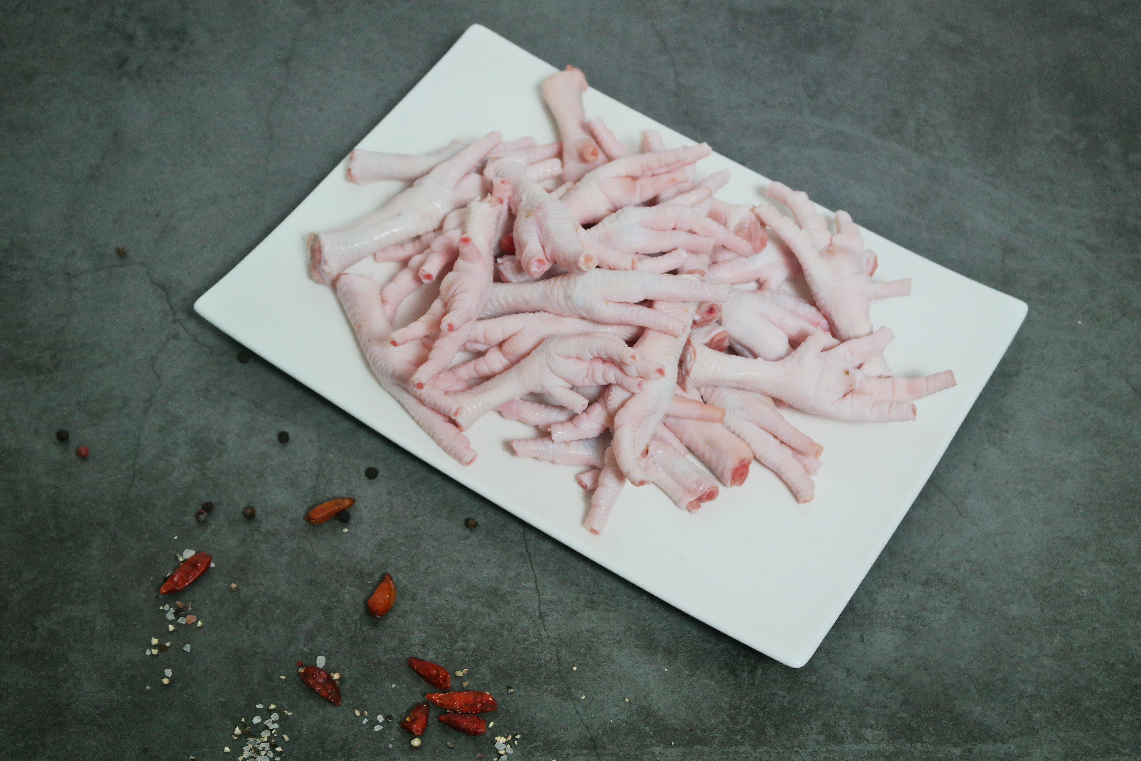 [치킨테이블] 국내산 뼈있는닭발(손질닭발) 500g x2팩 냉장 : 치킨테이블