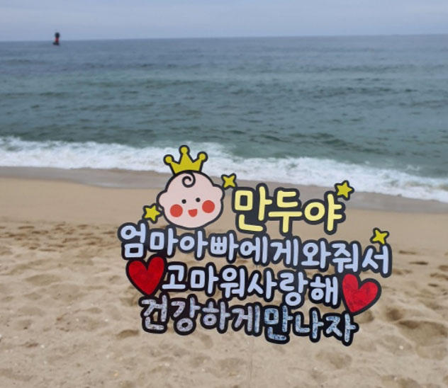 미니베이비 만삭촬영 소품 태교여행 베이비샤워 토퍼 : 마메든다
