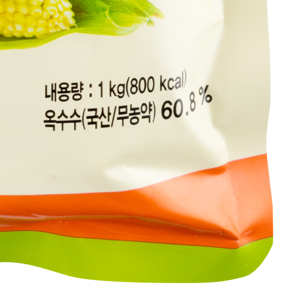 [토리식품 정식판매점]대용량 국내산 무농약nonGMO 스위트 옥수수콘조림 1kg 토리콘 : 맘마멤버스