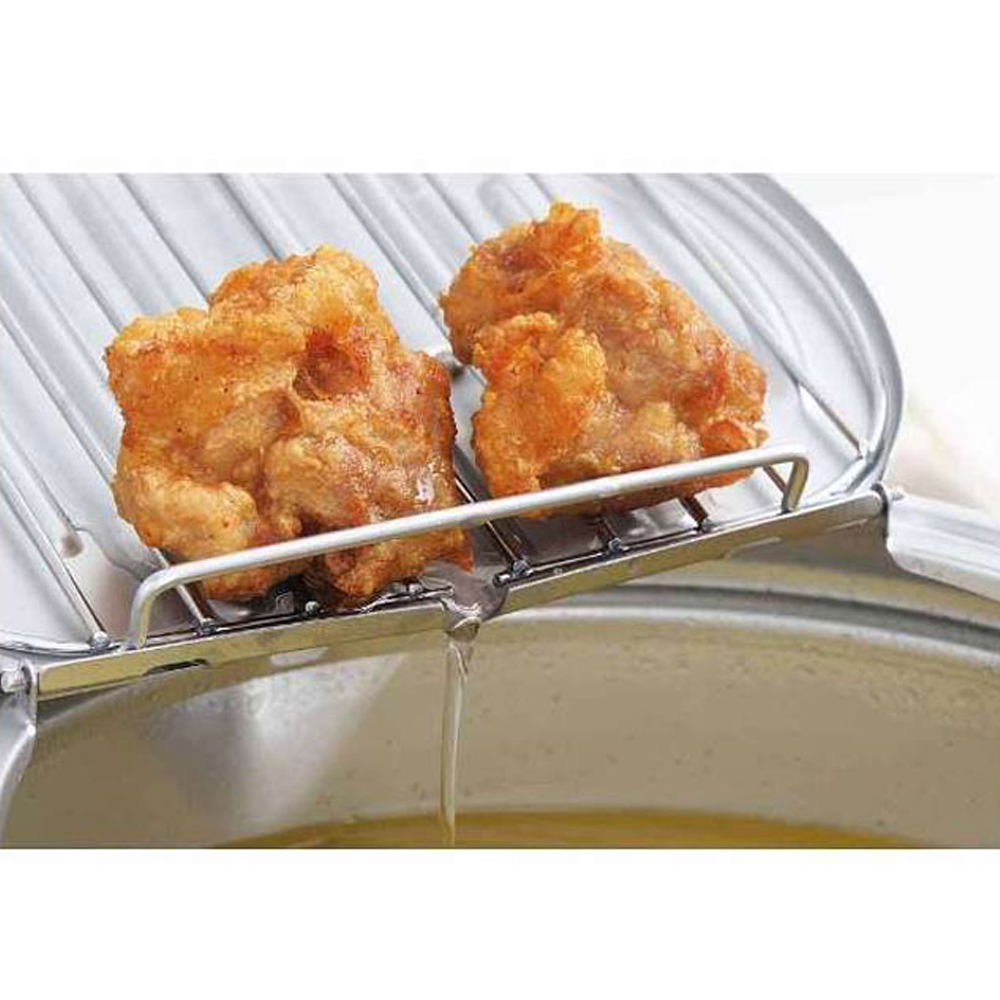 요시카와 온도계 튀김냄비(20cm,24cm) 윤식당 최화정 냄비 미락정2 뚜껑튀김망 : 인구샵