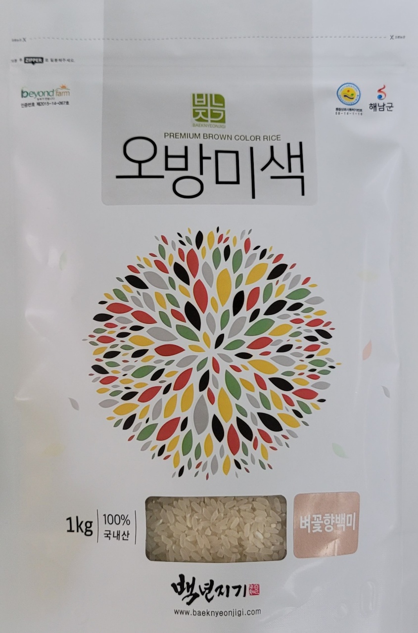 벼꽃향 백미 1kg : 백년지기