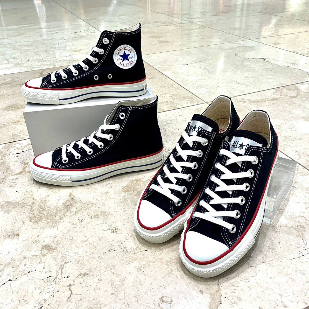 [15%] 컨버스재팬 올스타 제이옥스 제이하이 트리코 검빨 블랙레드 ALL STAR J OX HI : 수상한부부