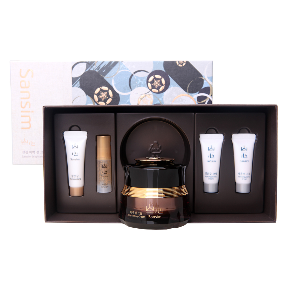 산심(山心) 미백 설 크림 50ml 기획세트/미백기미크림 : 뉴페이스몰