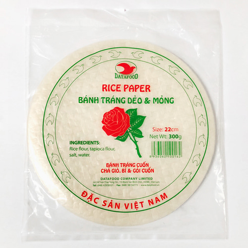 베트남라이스페이퍼 장미 월남쌈 현지식 RICE PAPER 300g 22cm 월드푸드 : 월드푸드