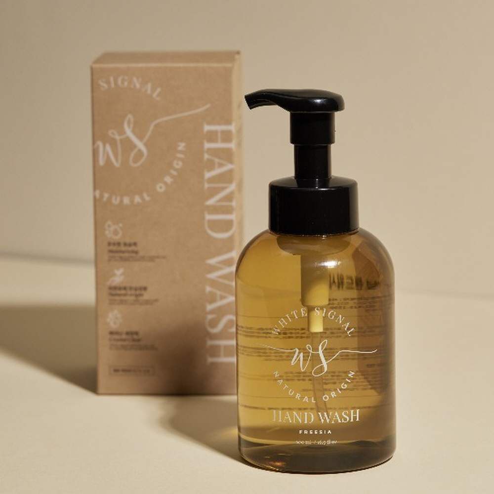 3+1 화이트시그널 거품 핸드워시 프리미엄 손세정제 핸드솝 물비누 대용량 500ml : EZ POP