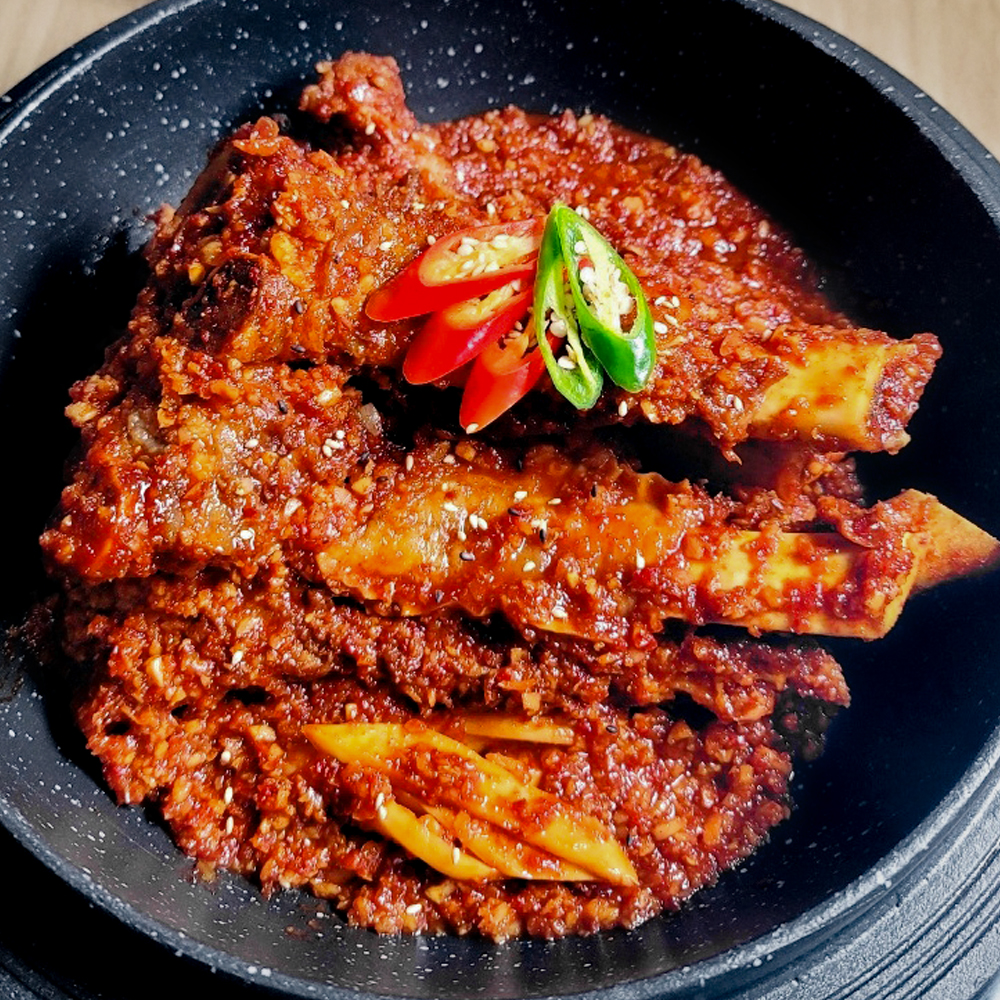 대구 자박갈비 의성마늘찜갈비 1kg 2-3인분 : 다농이네