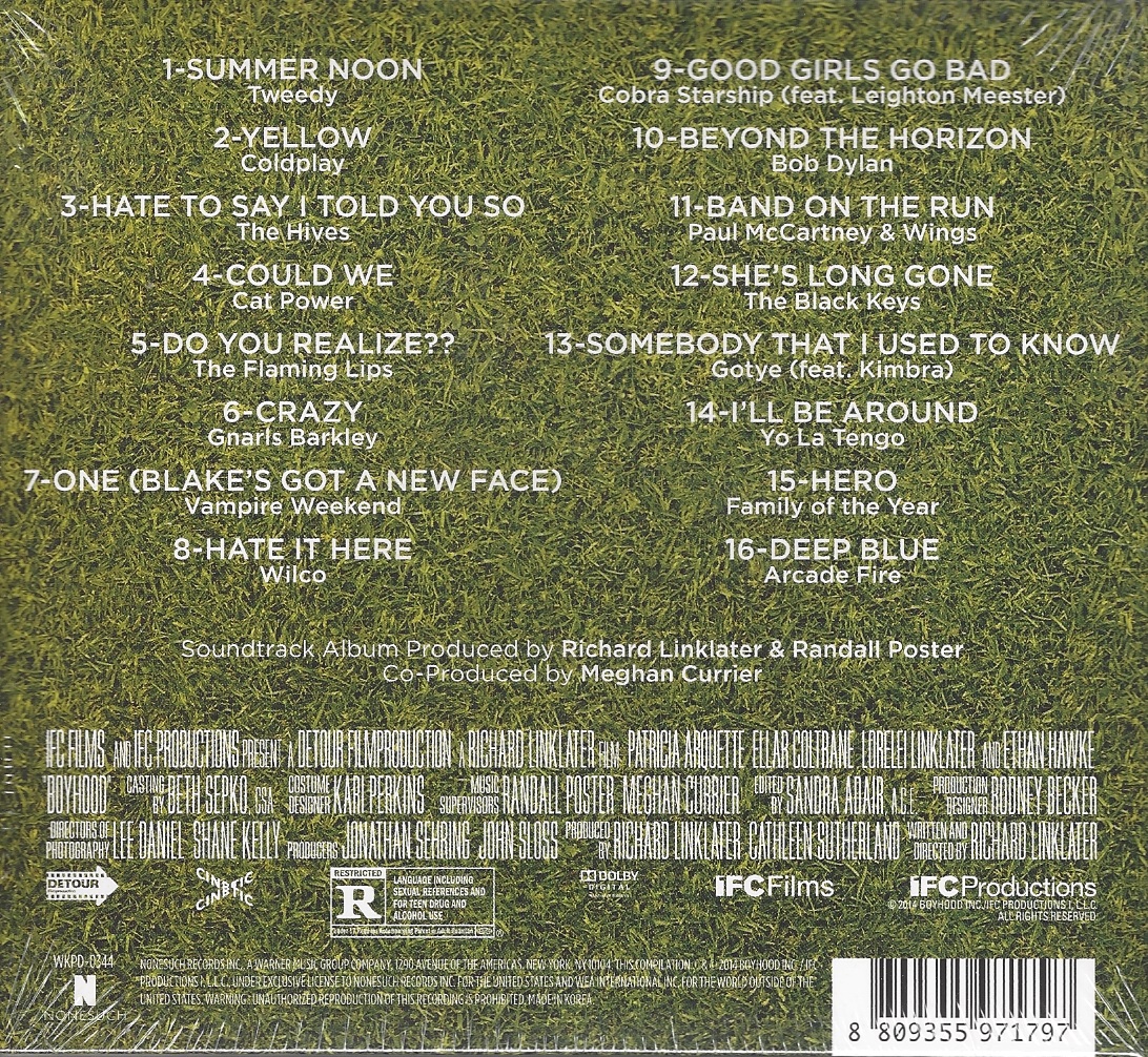 보이후드 (Boyhood) 사운드트랙 O.S.T : 무드크리에이션
