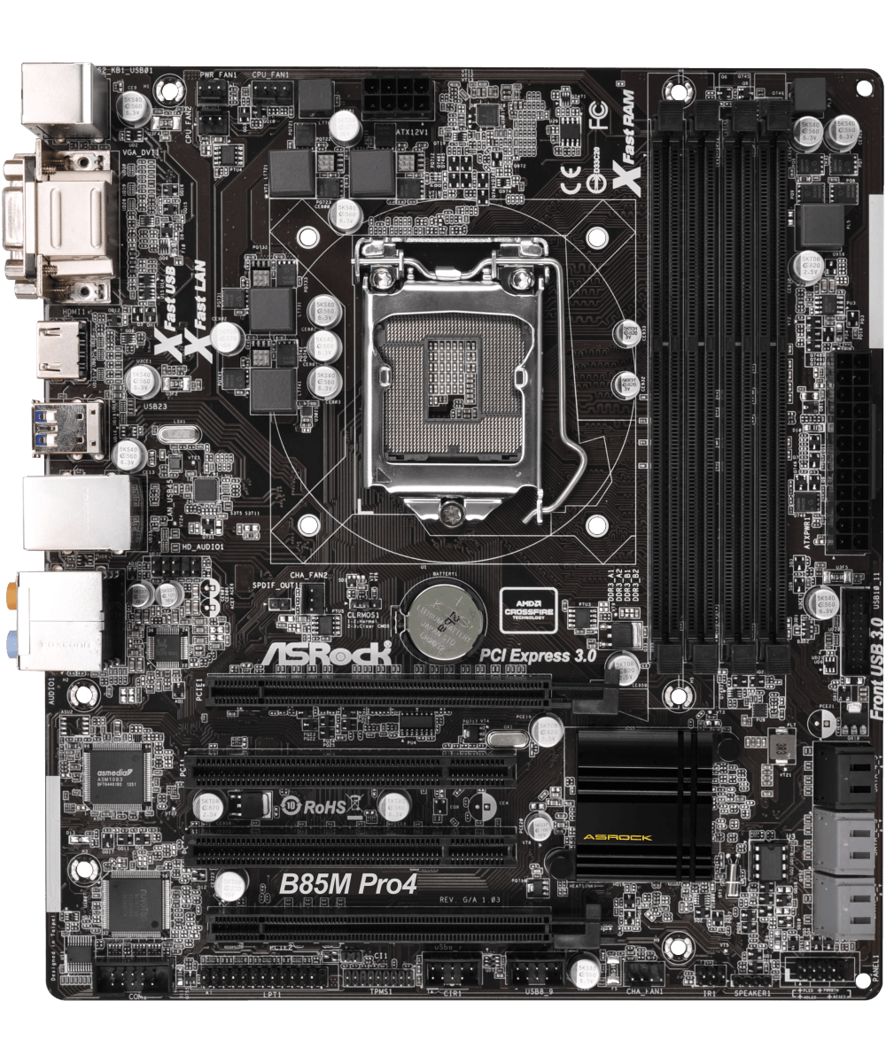 ASRock B85M PRO4 LGA1150 : 제로원텍