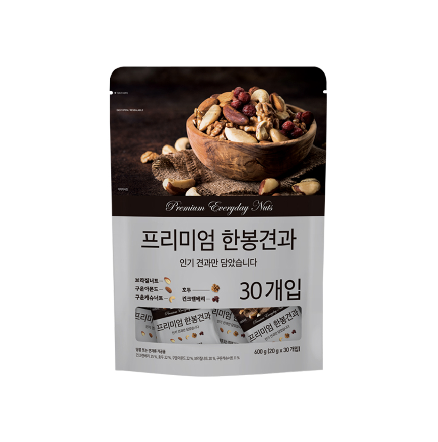 동우 프리미엄 한봉견과 30입 600g : 이레마켓몰
