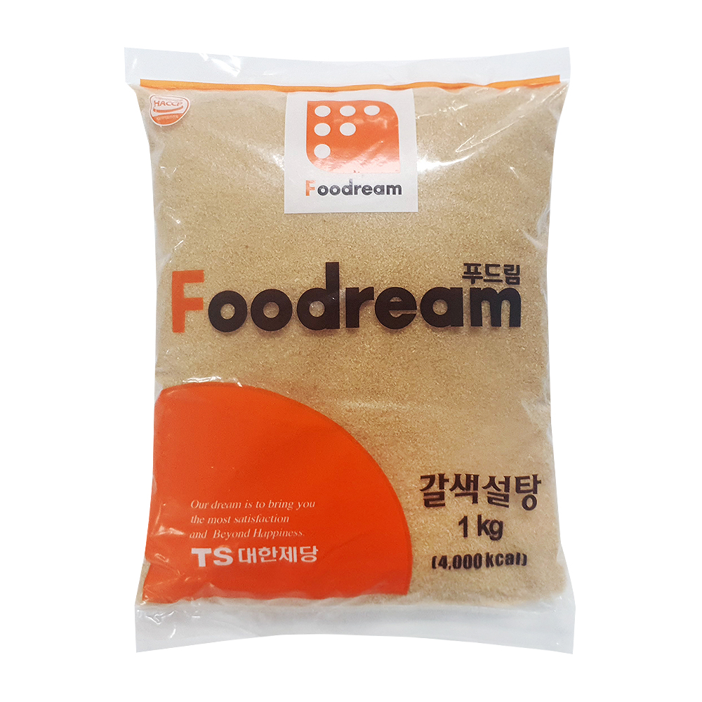 황설탕 1kg 푸드림 대한제당 갈색설탕 가정용 : 베이킹스타