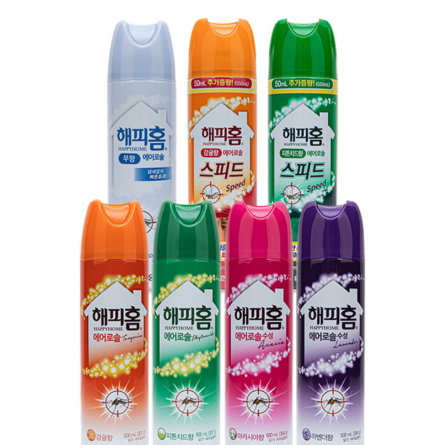 유한양행 해피홈 모기약 피톤치드 500ml 에어졸 에어로솔 : 닥터셀렉트