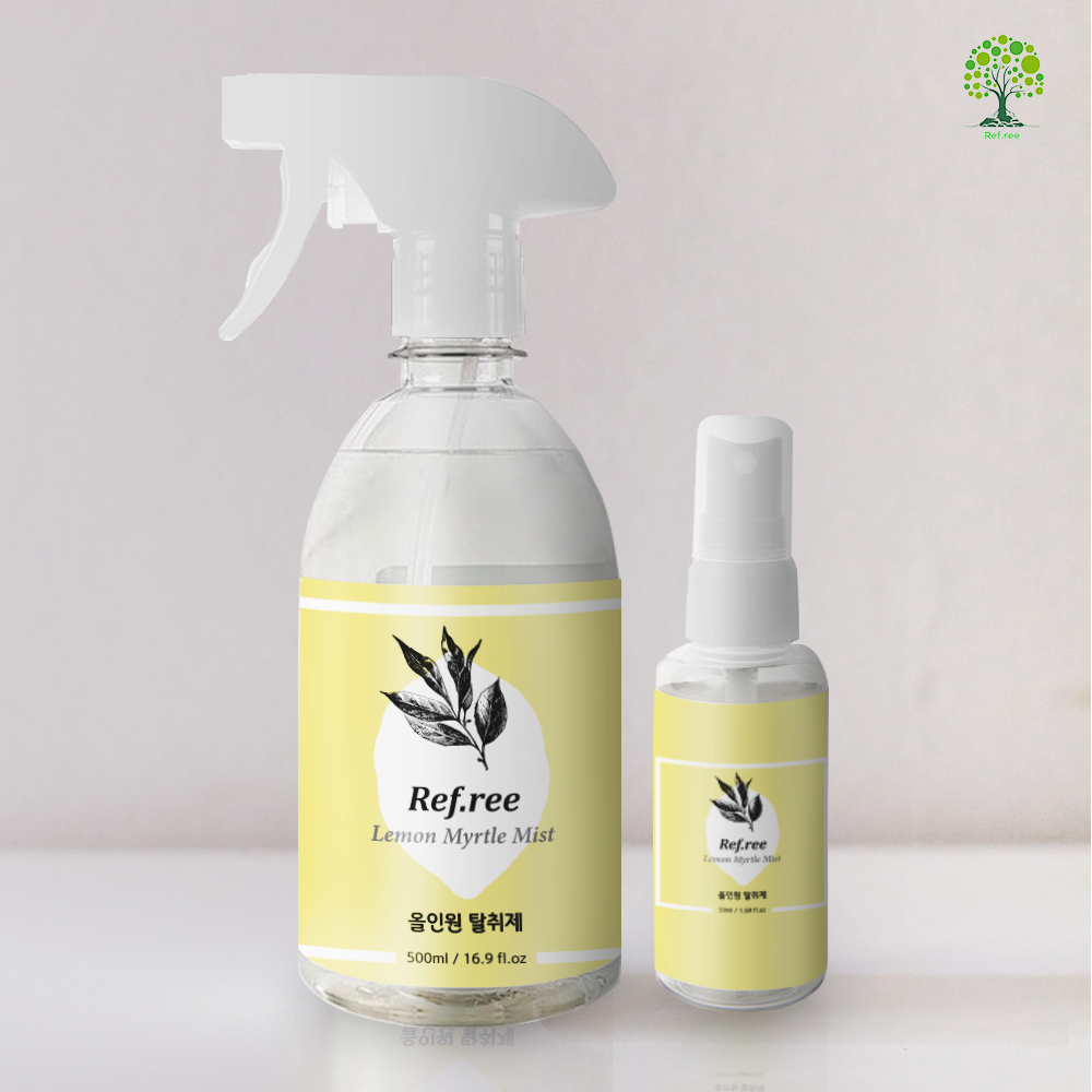 레몬머틀 올인원 탈취제 500ml 50ml 실내방향제 화장실 에어컨 하수구 땀냄새 차량 : 니즈토탈