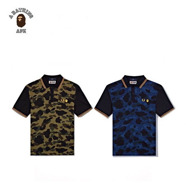 베이프 X 프레디페리 폴로 티셔츠 BAPE X FRED PERRY POLO SHIRT : 에비뉴도쿄