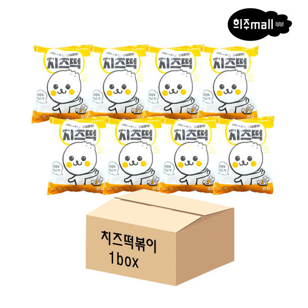 엄지식품 치즈떡볶이 1kg x 8봉 1box : 희주몰