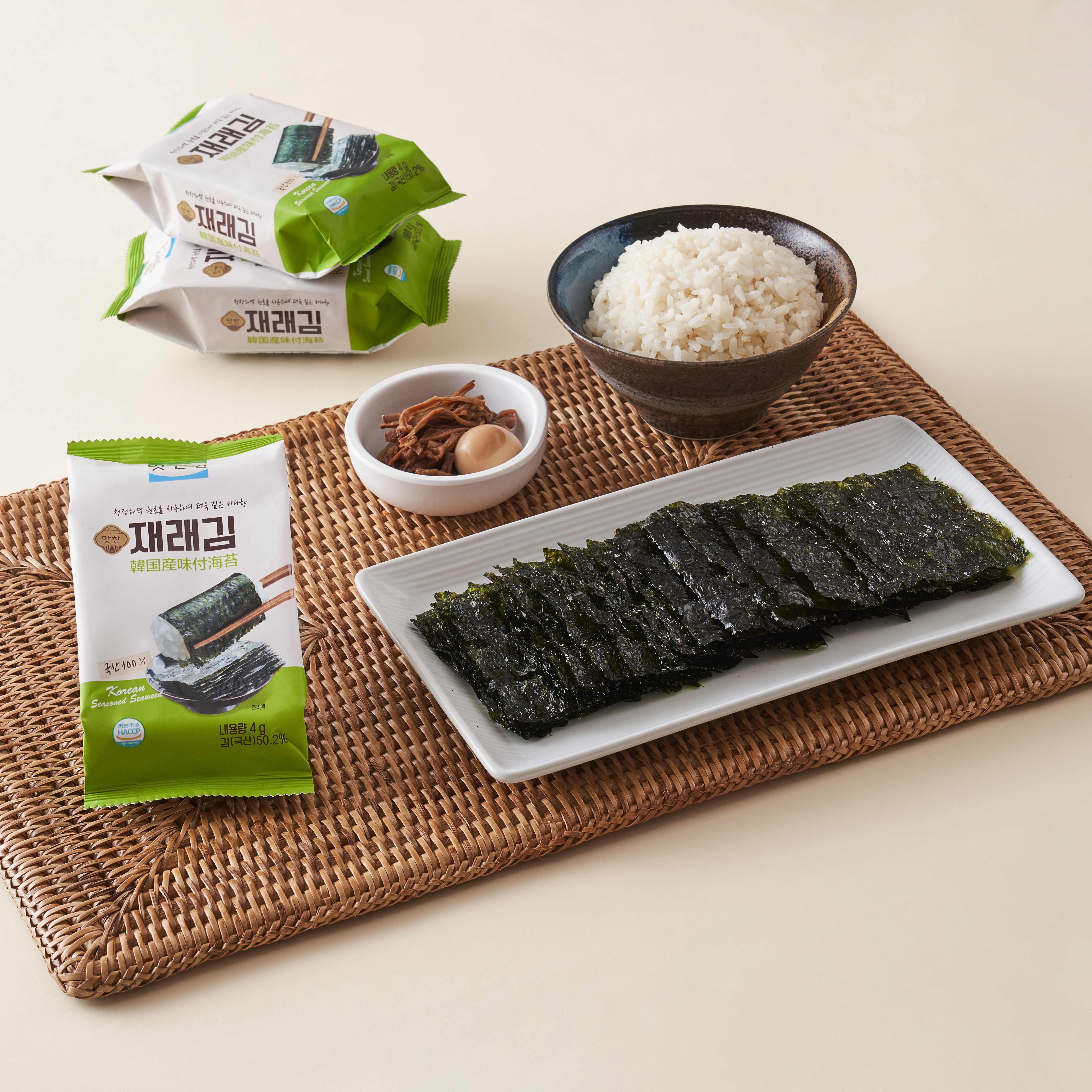삼영맛찬김 재래김 도시락김 4g x 16봉 (총16개입) : 삼영비앤에프
