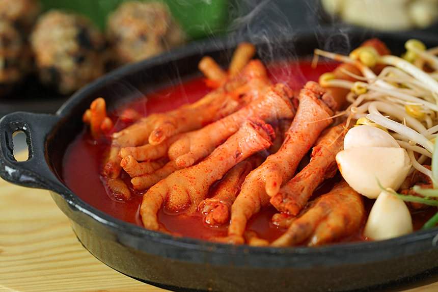 더리얼 숯불닭발 국물 순살불닭 무뼈닭발 : 푸드피아