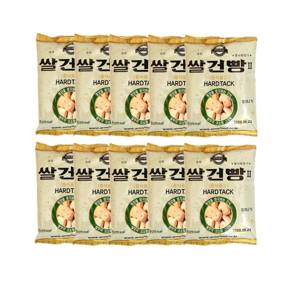 아미푸드 군대건빵4총사 참깨건빵, 65g, 20개 : 파파스낵