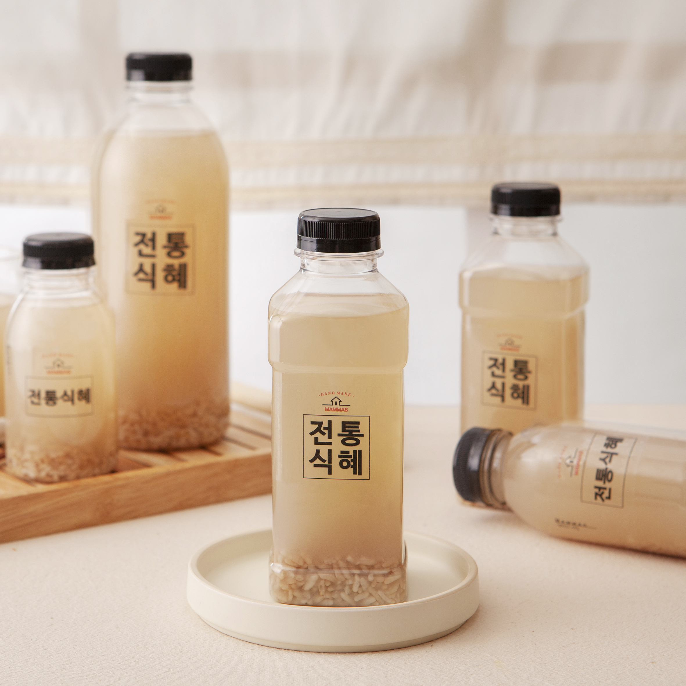 수제식혜 단술 단유 단술 자일로스설탕 엿기름 달콤 감주 500ml 5병 : 수제 맘마스