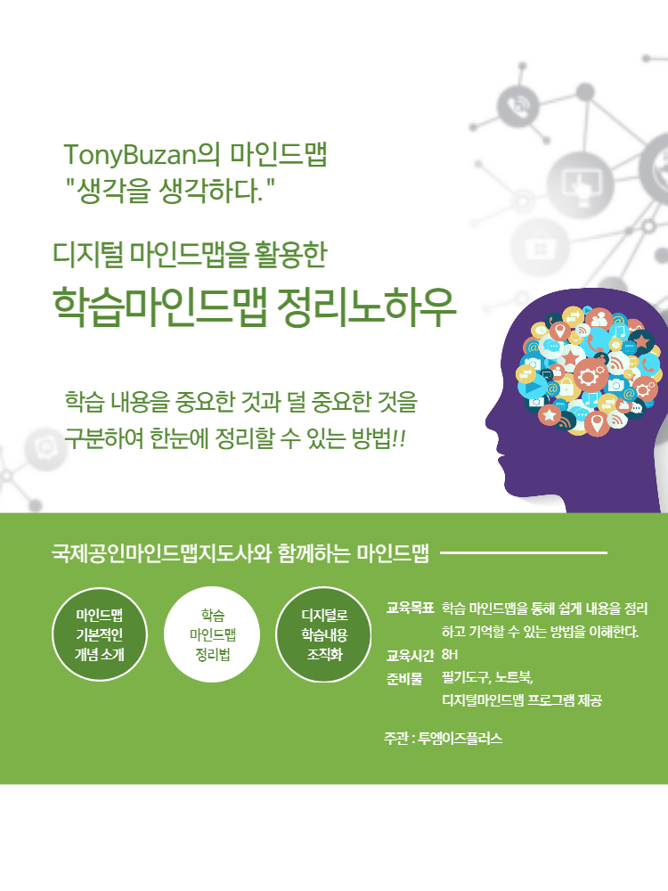 [마인드맵] 방학특강 디지털마인드맵을 활용한 학습마인드맵 정리 노하우 : 이엘팩토리