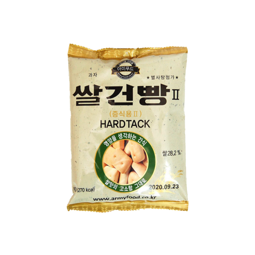 아미푸드 군대건빵4총사 쌀건빵, 65g, 40개 : 파파스낵
