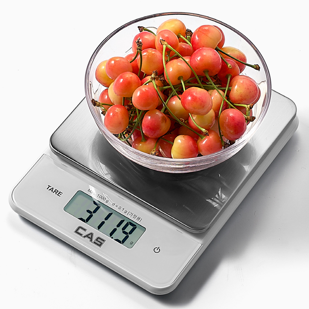 카스(CAS) 0.1g 초정밀 디지털 주방저울(전자저울) K-17 : 선데이