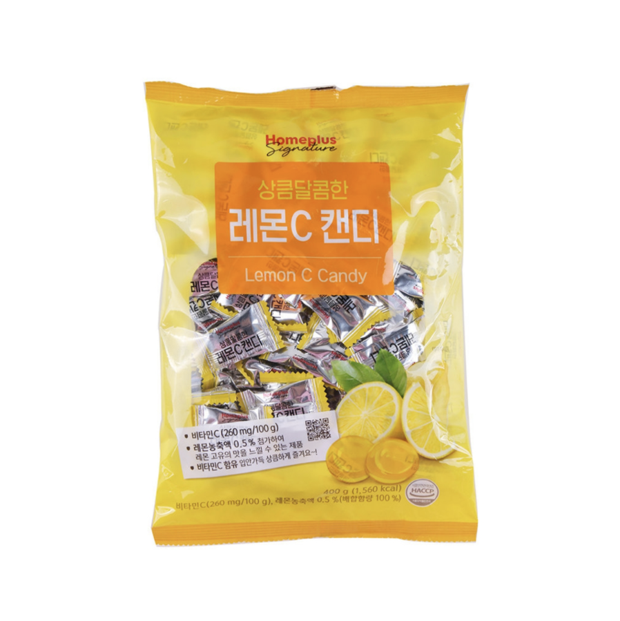 홈플러스시그니처 레몬C 캔디 400g : 이레마켓몰