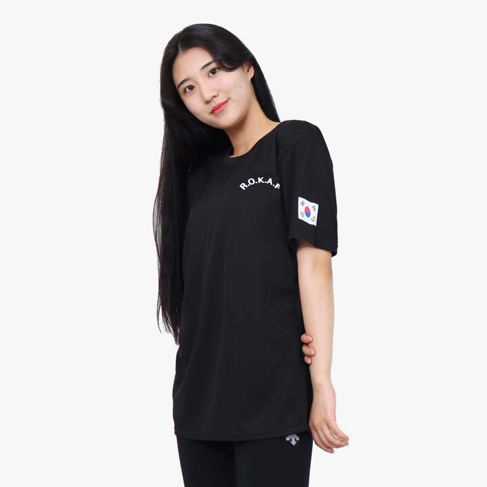 쿨드라이 공군 ROKAF 로카티 반팔티 로카프 티셔츠 : 꾸나와곰신