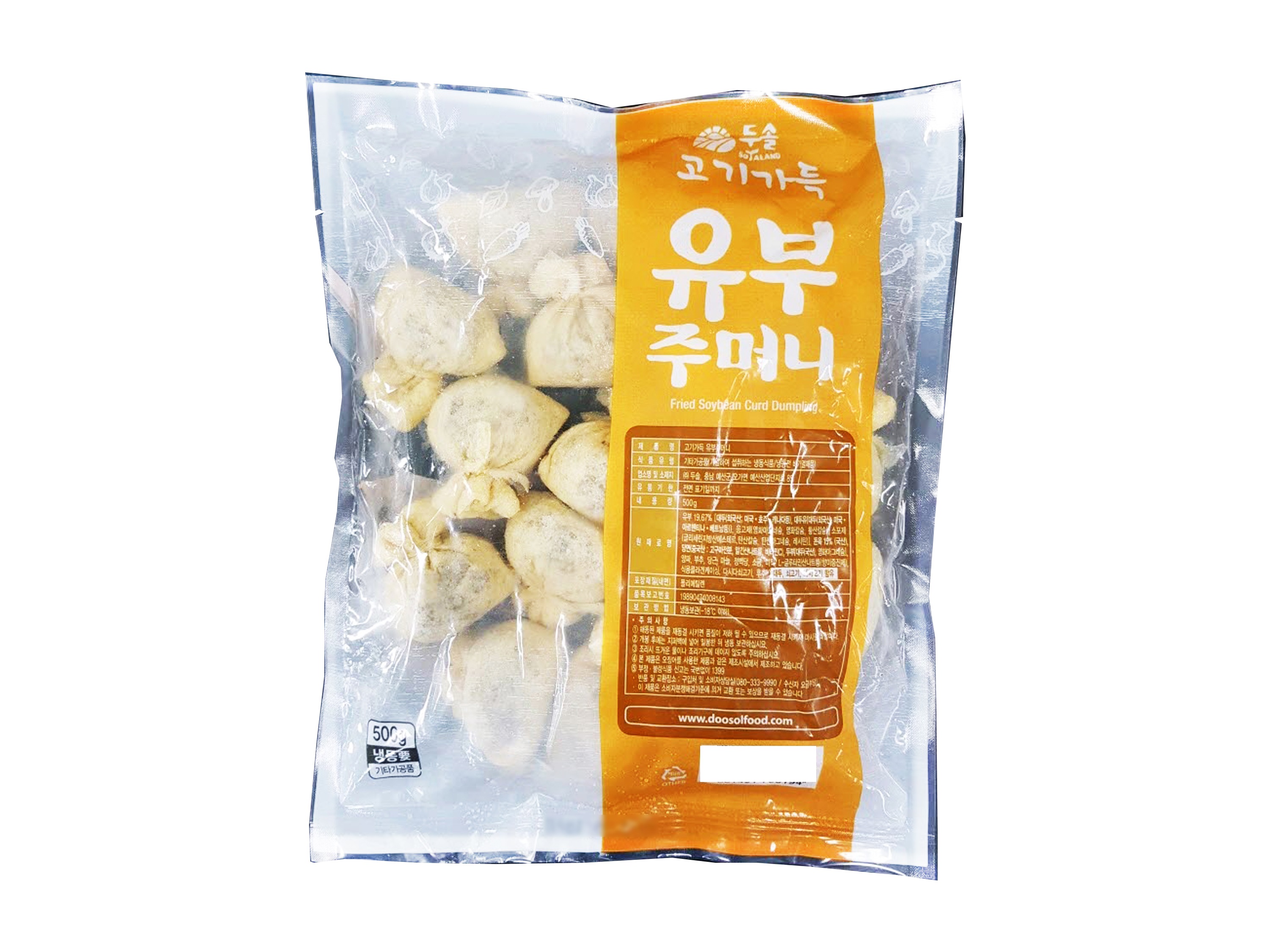 두솔 고기가득 유부주머니 500g : 푸드엔마트
