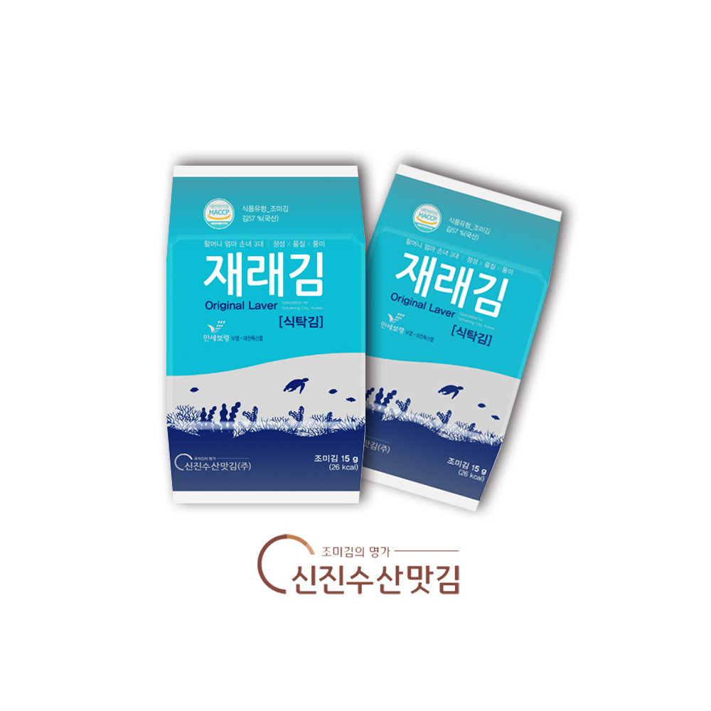 재래식탁김 (15gx12봉)  / 신진수산맛김(주) : 신진수산맛김