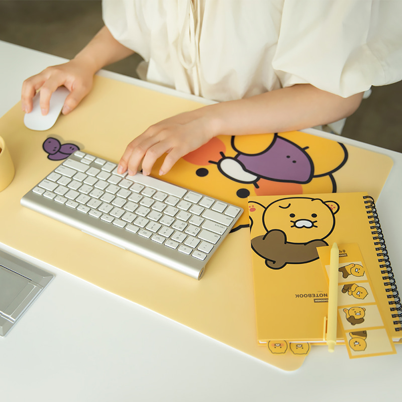 카카오 프렌즈 춘식이 데스크 매트 장패드 귀여운 캐릭터 마우스패드 : 앤크