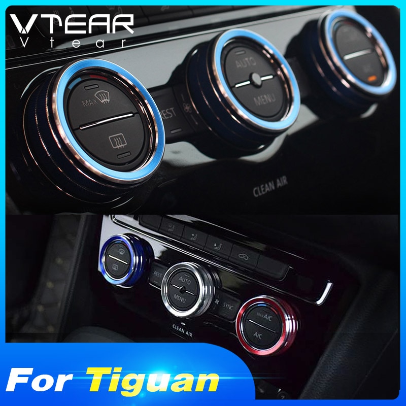 [해외배송]폭스 바겐 VW Tiguan 2019 2018 용 Vtear 에어컨 손잡이 : 모아모아95