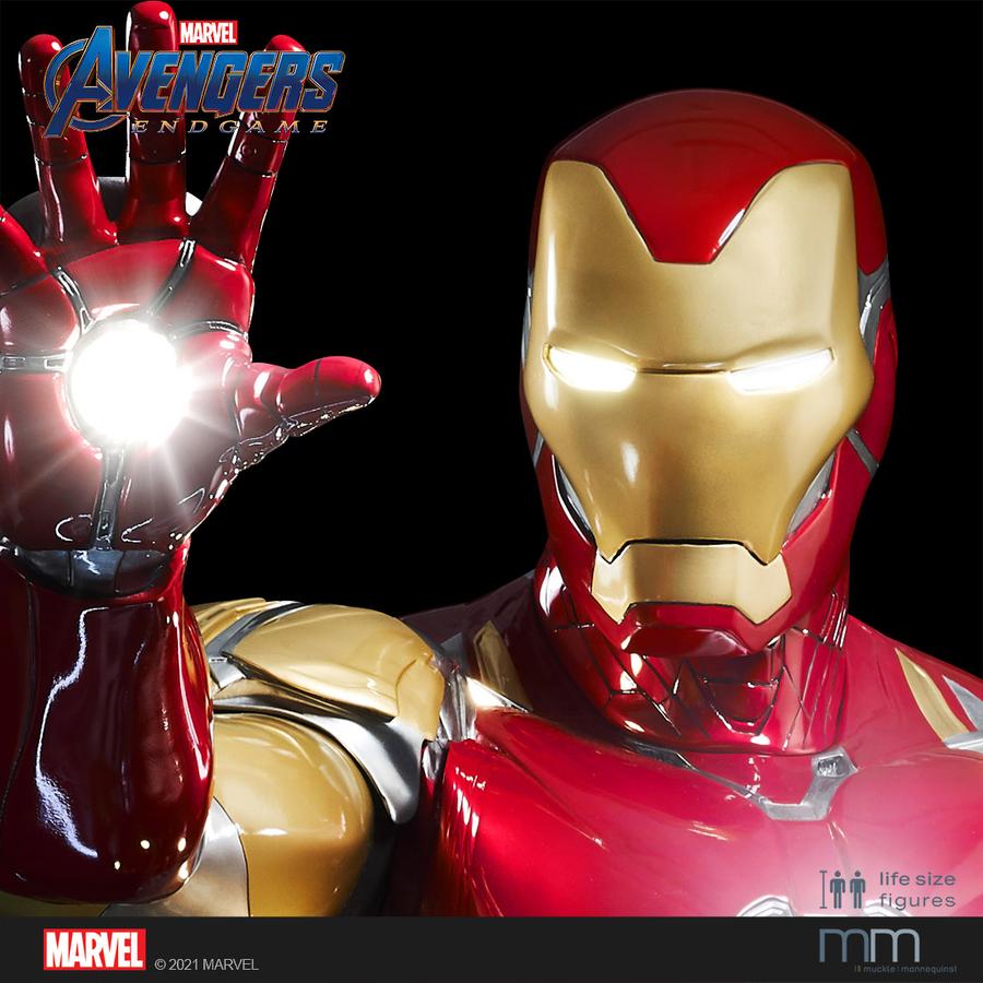 머클 1:1라이프사이즈 MARVEL 어벤져스 엔드게임 아이언맨 마크85 (208cm) : 플렉스와우