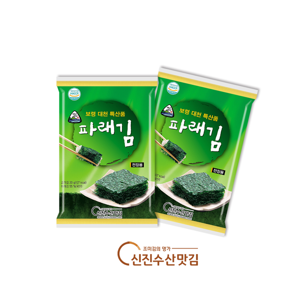 파래전장김 (5매x10봉)  / 신진수산맛김(주) : 신진수산맛김