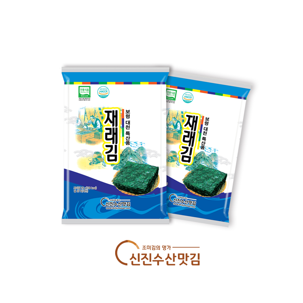 재래전장김 (5매X10봉)  / 신진수산맛김(주) : 신진수산맛김