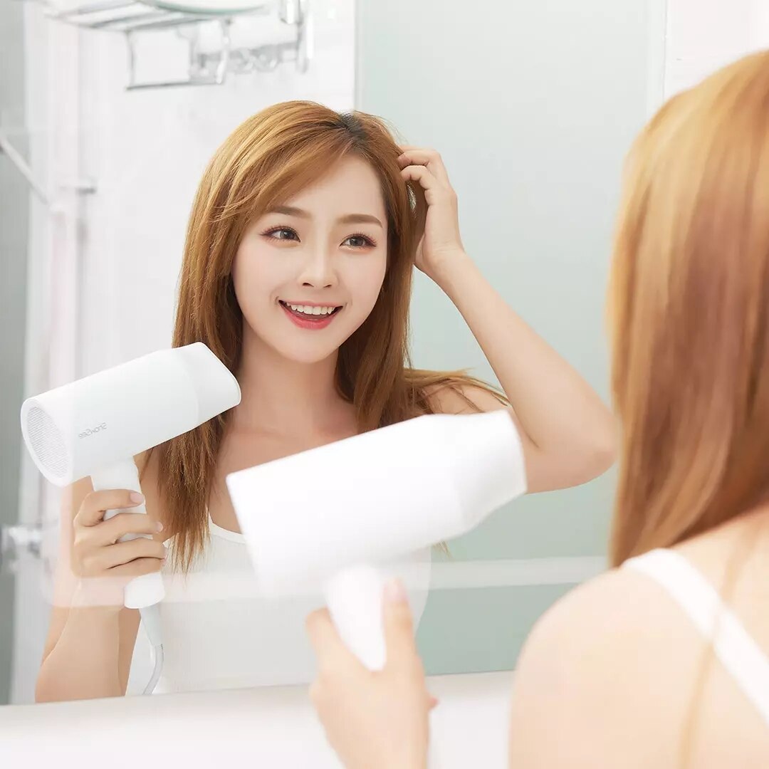 [해외배송]ShowSee A1-W 헤어 드라이어 음이온 헤어 드라이어 1800W 강풍 : 모아모아95